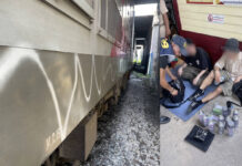 Japanese Tourists Caught Red-Handed Spray-Painting Train in Bangkok