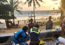 Malaysian Tourist Rescued from Drowning at Karon Beach malaysian