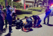 Arab Tourists Critically Injured in Pattaya Street Racing Crash