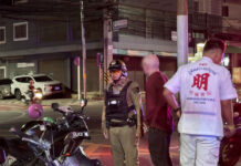 British Man Cuts Off Pattaya Ambulance, Crashes Into Motorcycle