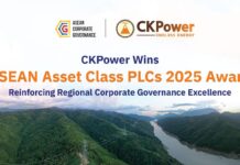 CKPower Wins ASEAN Asset Class PLCs Award Reinforcing Regional Corporate Governance Excellence