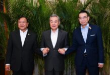 Thai FM Meets Chinese, Cambodian Counterparts during Mekong Meeting