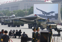 China Displays Its Weaponry in a Tightly Controlled Military Parade