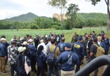 International Police Inspect Thai-Cambodia Border Scam Operations