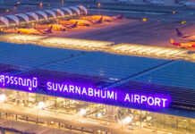 Thailand Steps Up Anti-Drone Security at Suvarnabhumi Airport Bangkok Suvarnabhumi Airport is Certified with the 4-Star Airport Rating for facilities, comfort, cleanliness, shopping, food & beverages and staff service. (Photo: Skytrax)