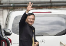 Thaksin Returns to Bangkok a Day Before a Court Ruling that Could Lead to Imprisonment
