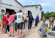 Phangan Police Raid Illegal Hotels, Arrest 12, Including 3 Spanish Men Spanish
