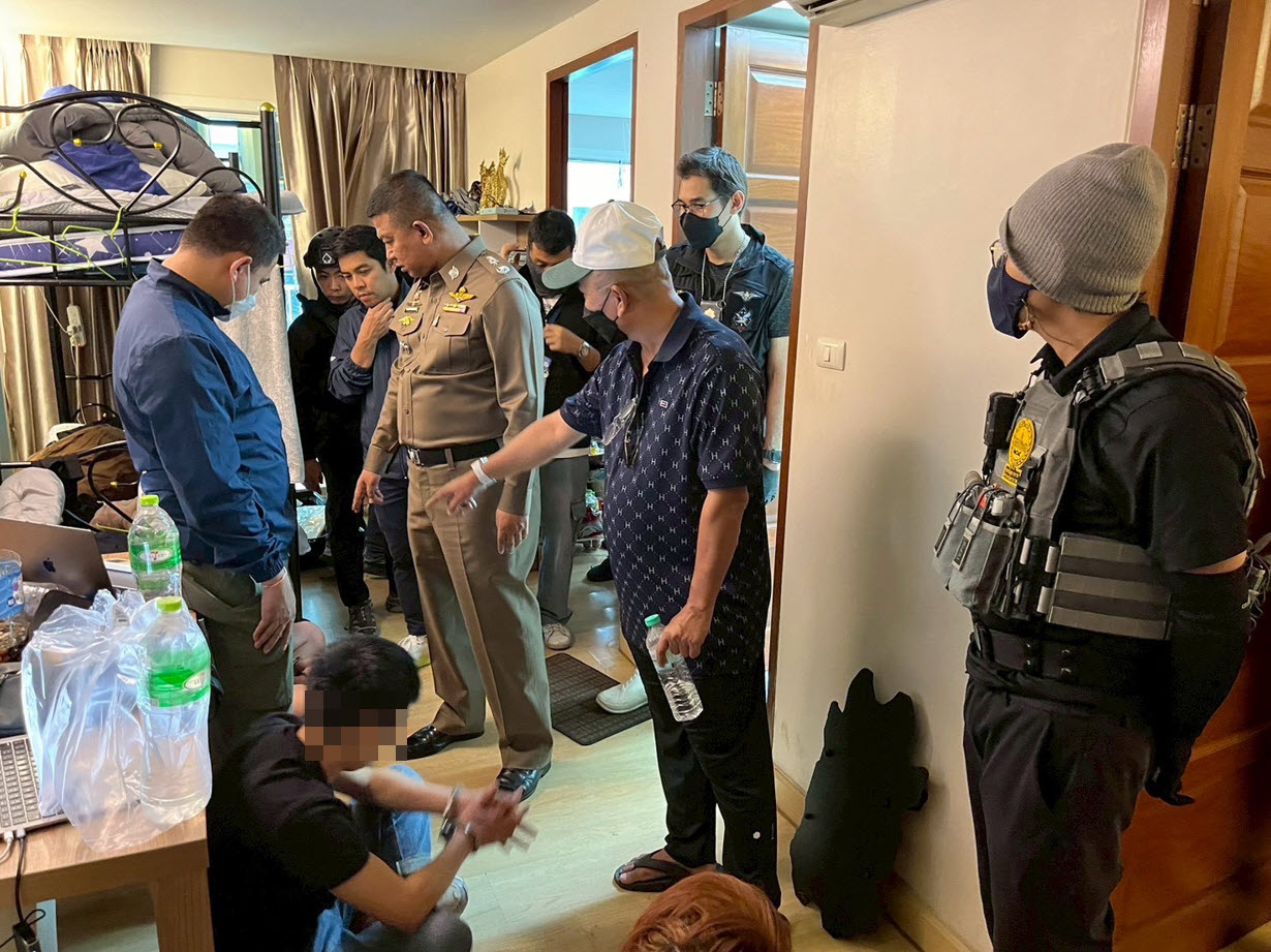 Drug Raid Leads Thai Police to Chinese Online Gambling Ring in Bangkok