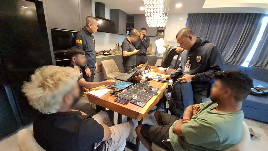 Immigration Police Arrest Indian Gambling Hub in Pattaya