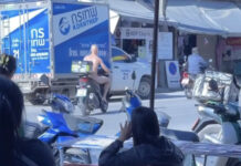 Naked Foreigner on Motorcycle Startles Kamphaeng Phet Residents