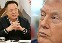 Anutin Rallies Nationalists, Tells Trump to Pressure Cambodia