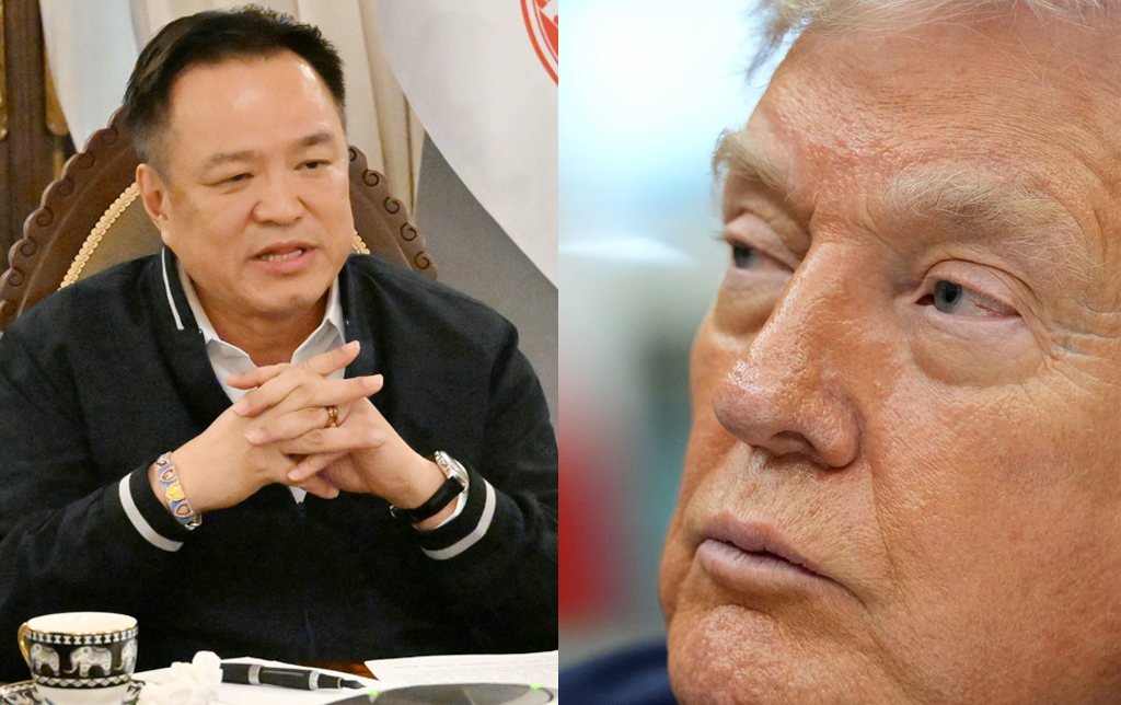 Anutin Rallies Nationalists, Tells Trump to Pressure Cambodia