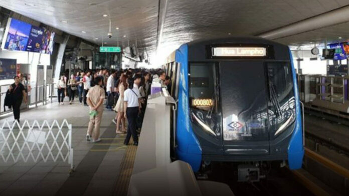 Bangkok’s MRT Extend Service Until 2 a.m. On New Year’s Eve