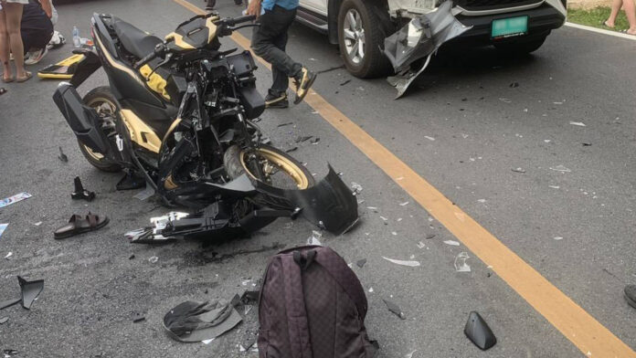 Untitled-1 Tourist Killed After Motorcycle Veers Into Car in Phuket