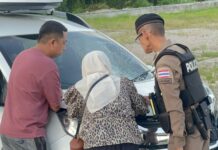 Elderly Man Killed After Malaysian Sedan Loses Control in Phatthalung