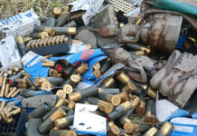 Bullets and Buddha statues found in Thai roadside ditch Bullets and Buddha statues found in Thai roadside ditch