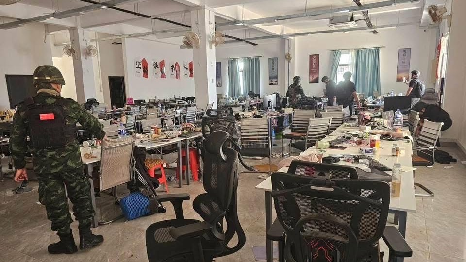 Thai forces expose massive scam hub at Chong Chom–O Smach border