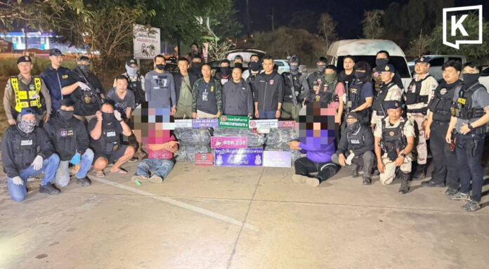 Thai forces seize 300 kg of crystal meth, arrest two