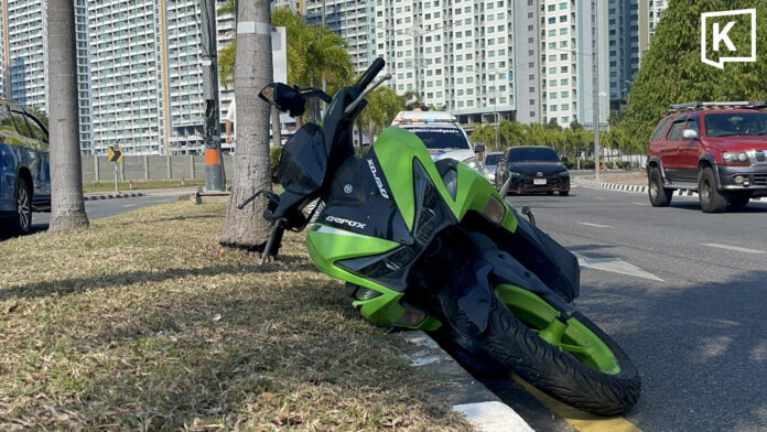 jomtian crash Russian Motorcyclist Killed in New Year Crash in Pattaya