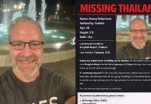 Scottish man reported missing while travelling in Thailand