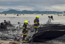 Fire in Phuket Destroys 22 Boats in Early Morning Blaze Fire in Phuket Destroys More Than 20 Boats