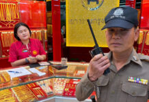 Gold prices surge as Sattahip police drill robbery response Gold prices surge as Sattahip police drill robbery response