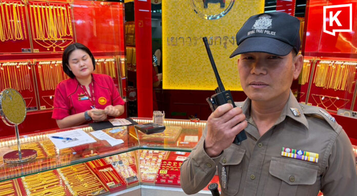 Gold prices surge as Sattahip police drill robbery response