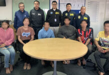Thai police arrest migrant workers at Pattaya market Thai police arrest migrant workers at Pattaya market