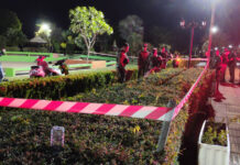 Three Teenagers Wounded by Shotgun at a Park in Phitsanulok Three Teenagers Wounded by Shotgun at a Park in Phitsanulok
