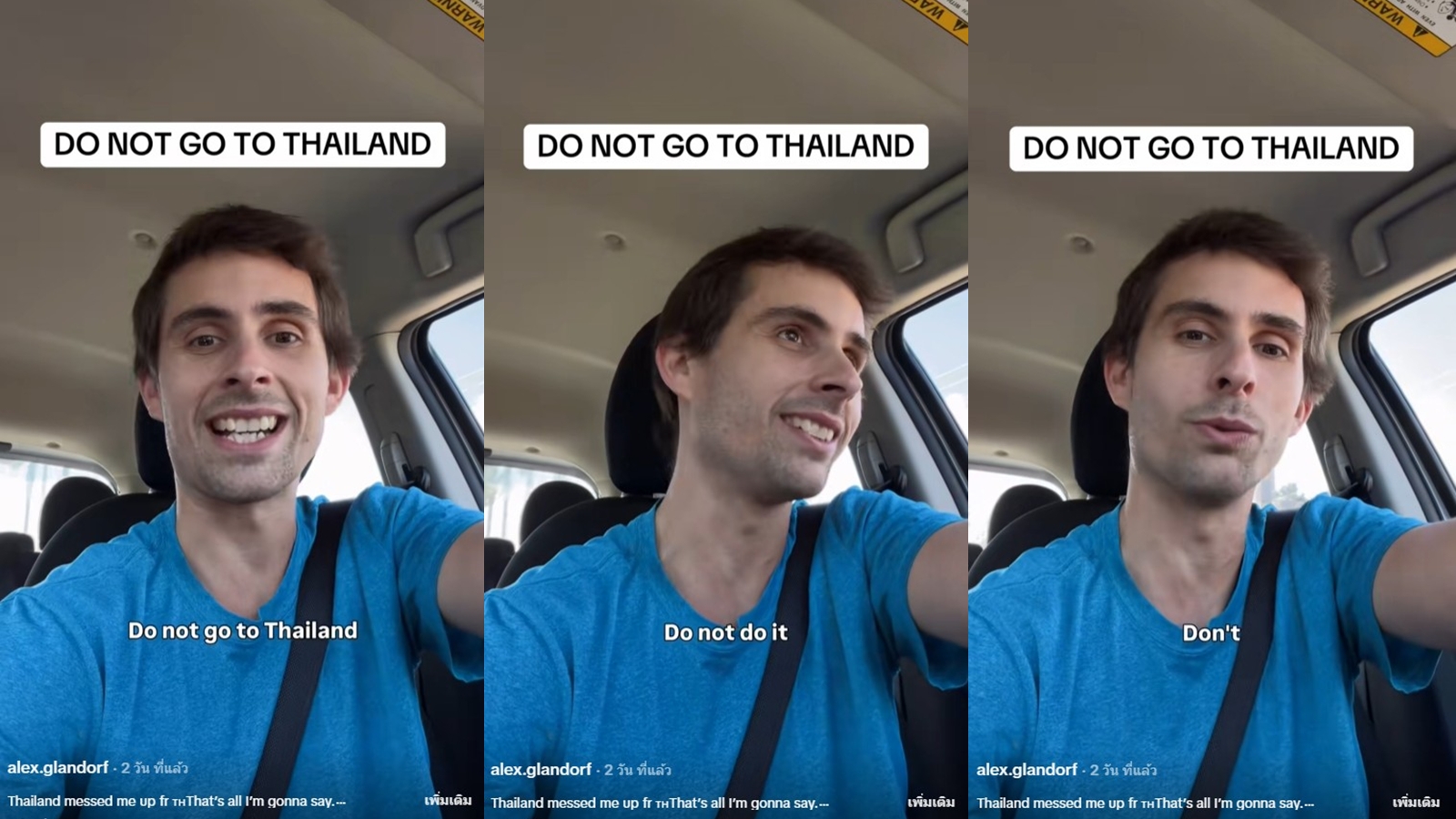 “Don’t Go to Thailand,” Foreigner says here’s why
