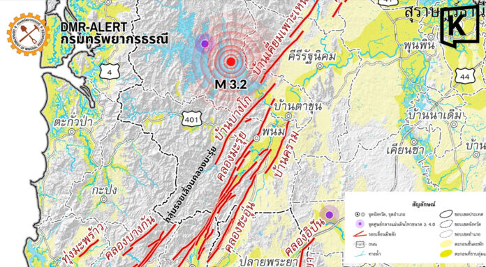 3.2 quake hits Surat Thani, no damage reported