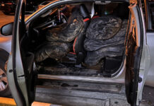 Driver escapes as police find 240kg of crystal meth Driver escapes as police find 240kg of crystal meth