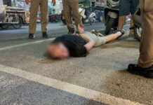 Drunk Russian held after assault on Thai woman Drunk Russian held after assault on Thai woman