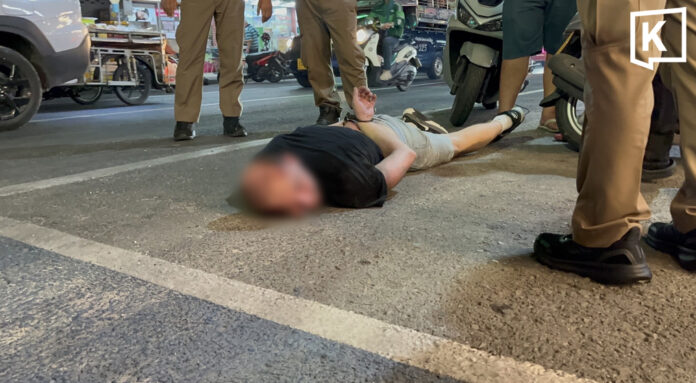 Drunk Russian held after assault on Thai woman