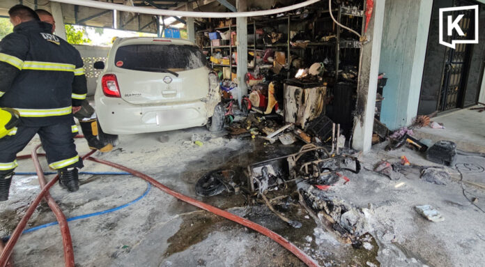 E-bike charging blast nearly engulfs house