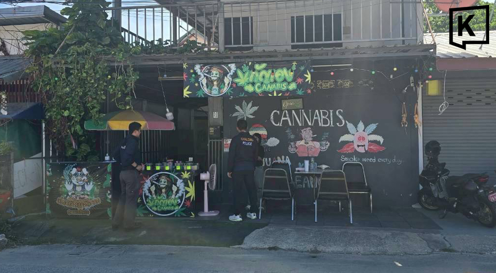 Phuket police raid unlicensed cannabis shop