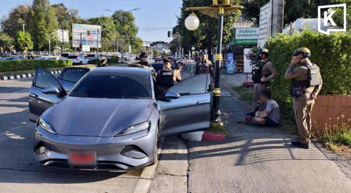 Suspect found asleep in car with ketamine in Chiang Mai