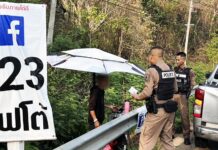 Tourists alarmed by roadside car photography Tourists alarmed by roadside car photography