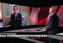 Thai FM hits back at Cambodia’s ‘occupation’ claim in France 24 interview
