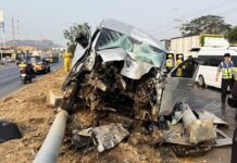 Seven injured in van crash while travelling to vote in Nakhon Ratchasima