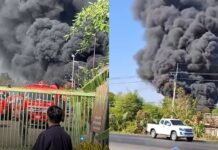 Oil tanker explodes near petrol station in Khon Kaen, students evacuated