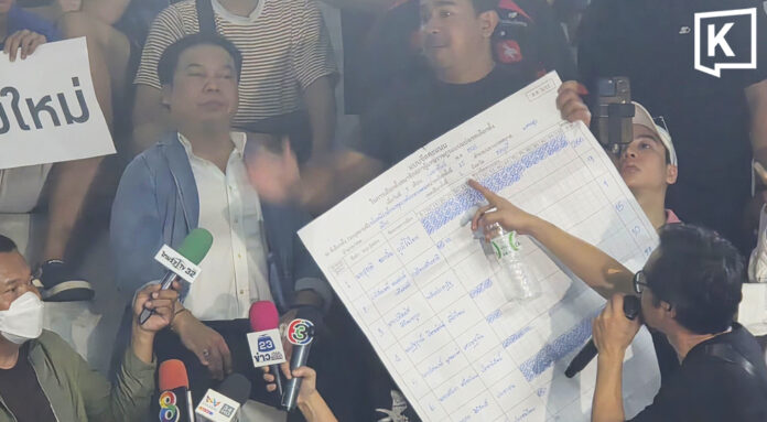 vote gone to trash Vote tally sheets found in rubbish bin in Chonburi