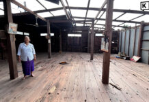 Summer storm tears roofs off homes in Nong Khai