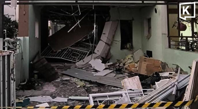 Gas blast destroys home, damages eight in Pathum Thani Gas blast destroys home, damages eight in Pathum Thani