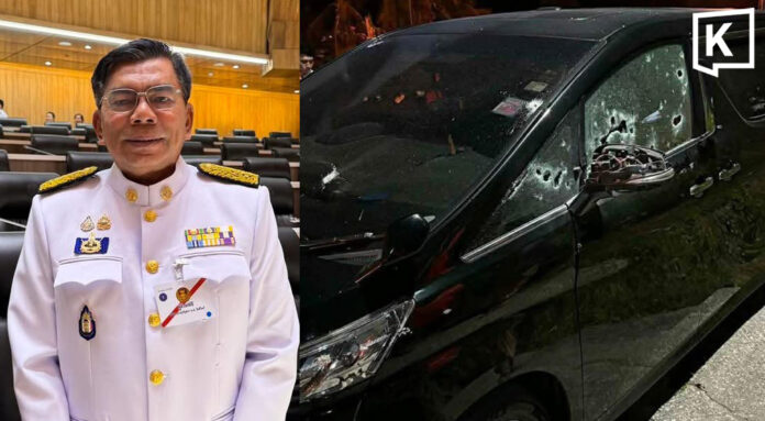 Gunmen ambush Prachachat MP in Narathiwat; two aides critically injured