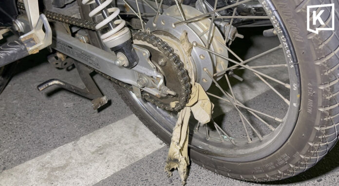 Uzbek woman hurt as skirt snags bike chain Uzbek woman hurt as skirt snags bike chain