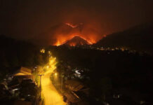 Wildfires rage across Chiang Mai mountain areas Wildfires rage across Chiang Mai mountain areas