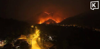 Wildfires rage across Chiang Mai mountain areas Wildfires rage across Chiang Mai mountain areas