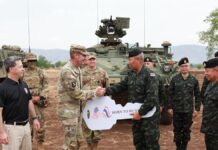 US transfers 17 Stryker vehicles to Thai army during Hanuman Guardian 2026