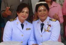 Village headwoman weds female teacher in Kamphaeng Phet, dowry tops 1.6 million baht
